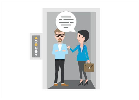 Elevator Pitch Grafik